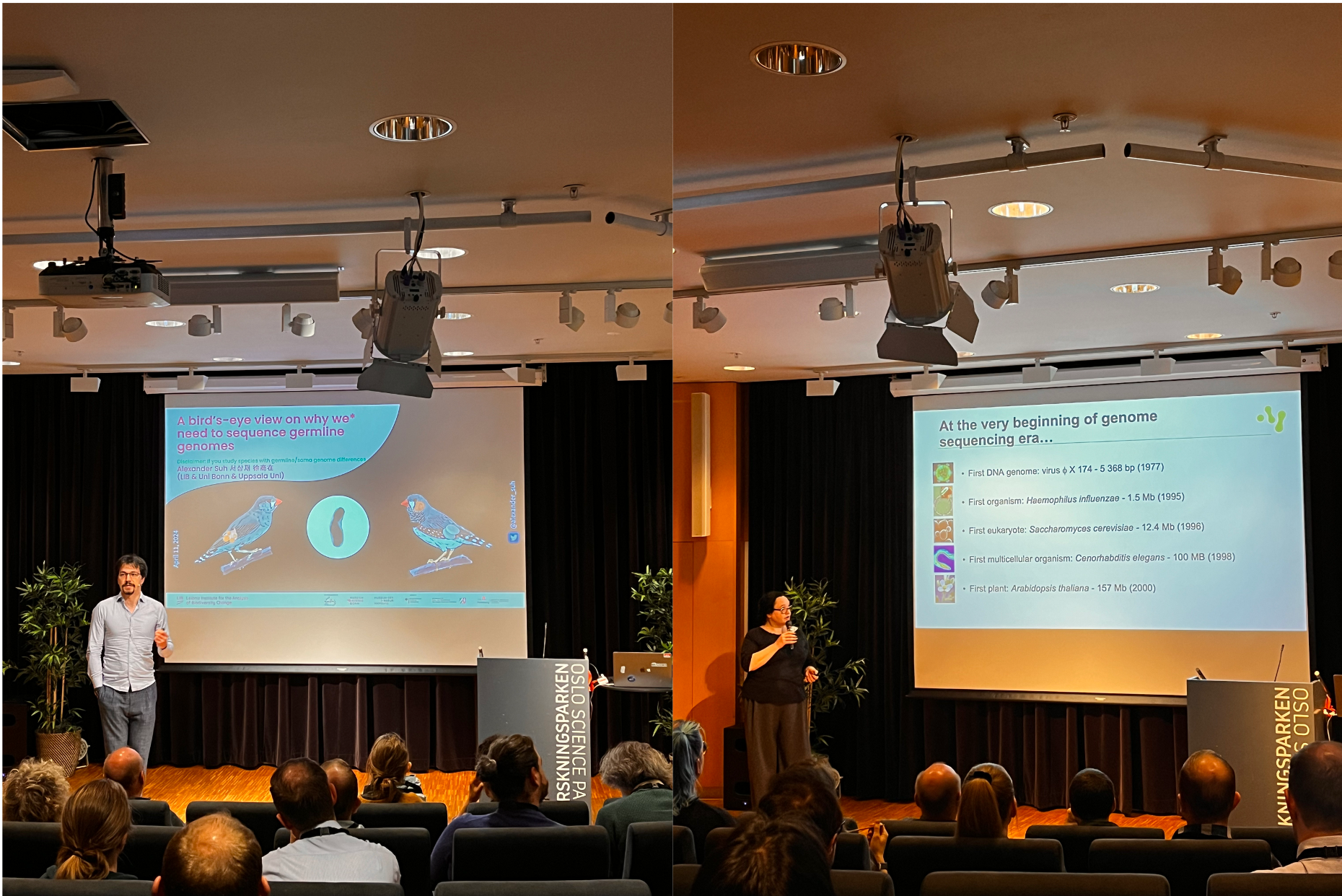 Bilde av keynote speakers Alexander Suh og Olga Vinnere Pettersson